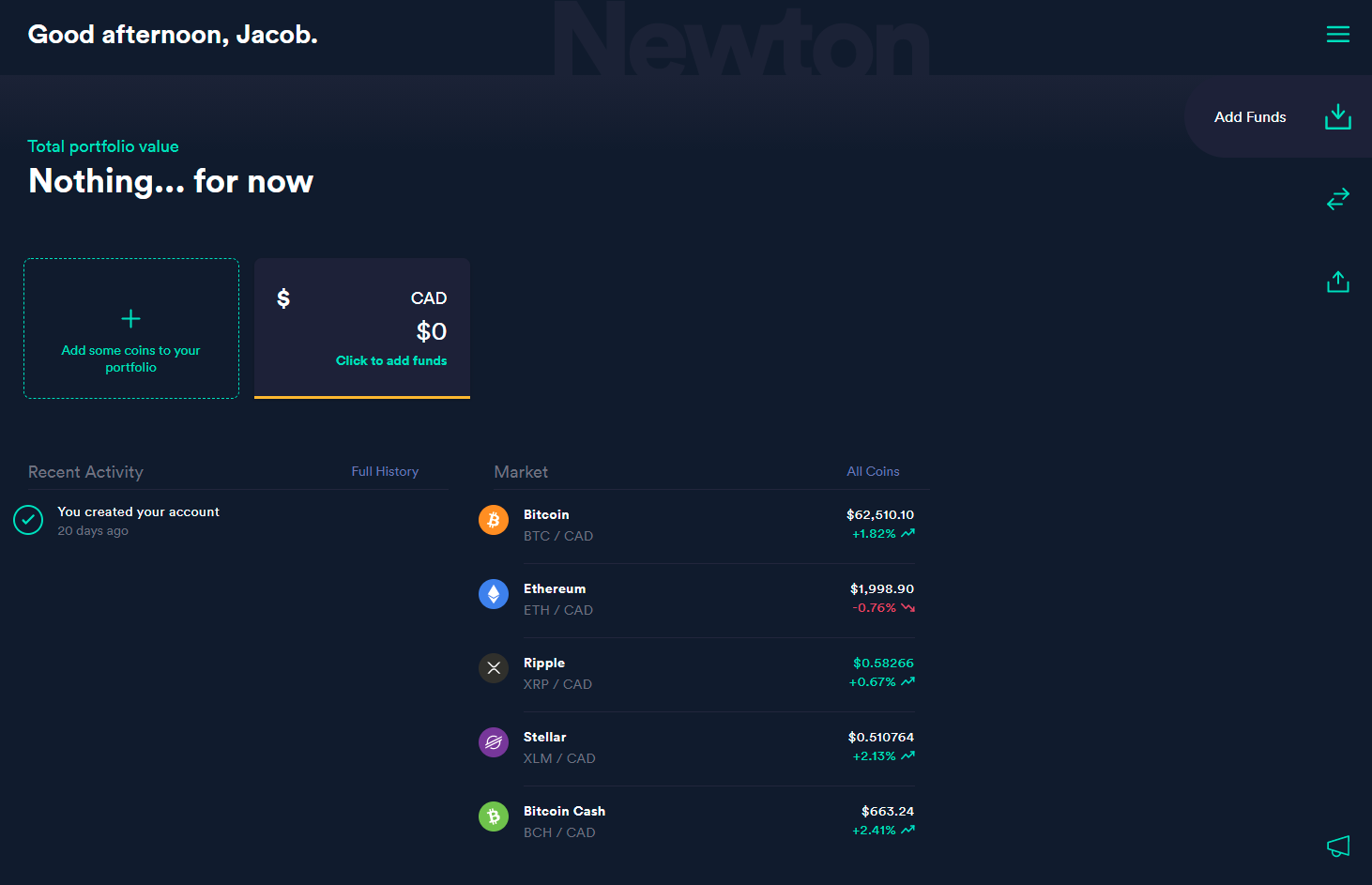 crypto newton protocol