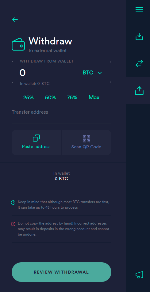 How Do I Withdraw Cryptocurrency From My Newton Account To An External Wallet Newton